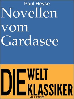 cover image of Novellen vom Gardasee